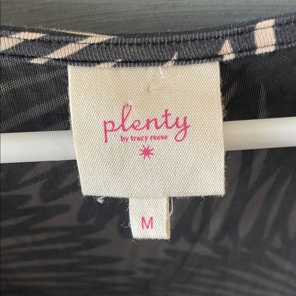 Anthropologie Black and White Floral Mini Dress - Picture 4 of 7